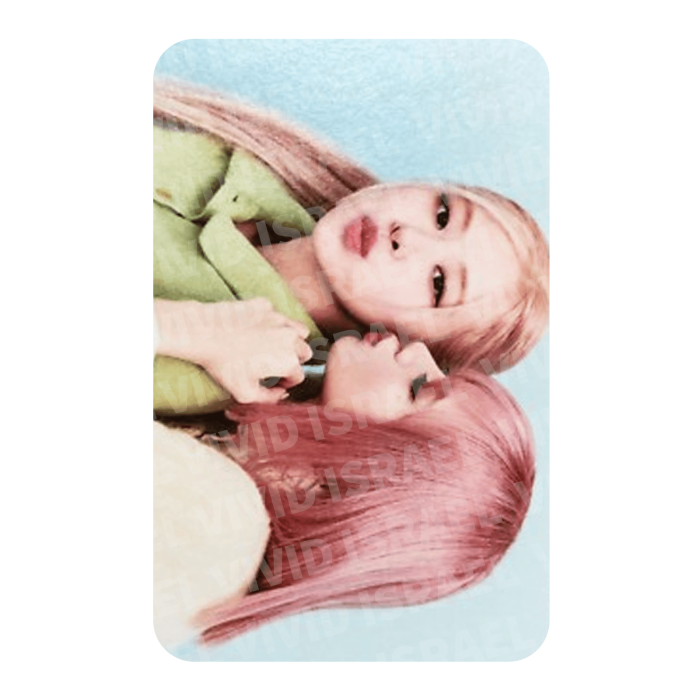 BLACKPINK GROUP –  ROSE x LISA 2022 Welcoming Collection Photocard