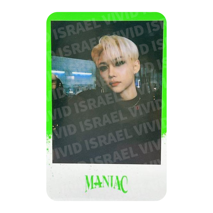 STRAY KIDS FELIX - Maniac POLAROID Benefit Photocard