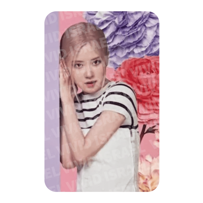 BLACKPINK ROSE – MINIATURE WORLD The Game Photocard