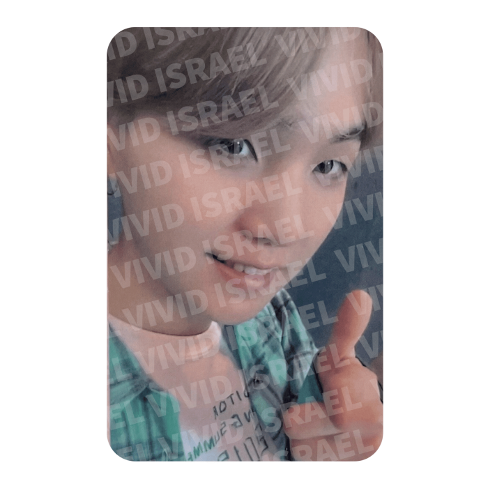 BTS SUGA - LIGHTS BOY WITH LUV Japan Photocard