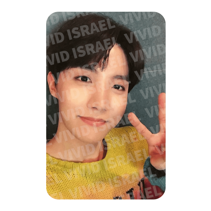 BTS J-HOPE - LIGHTS BOY WITH LUV Japan Photocard