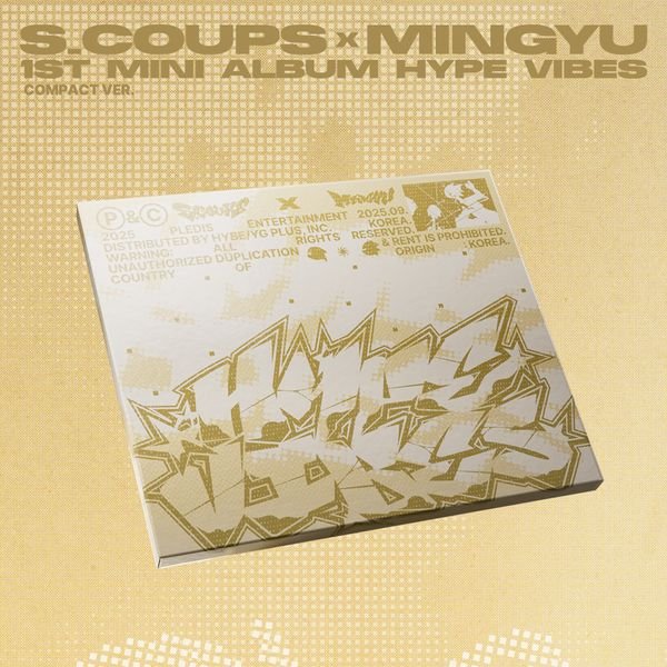 S.COUPS X MINGYU (SEVENTEEN) - 1st Mini Album 'HYPE VIBES' (COMPACT Ver.) (Random Ver.)