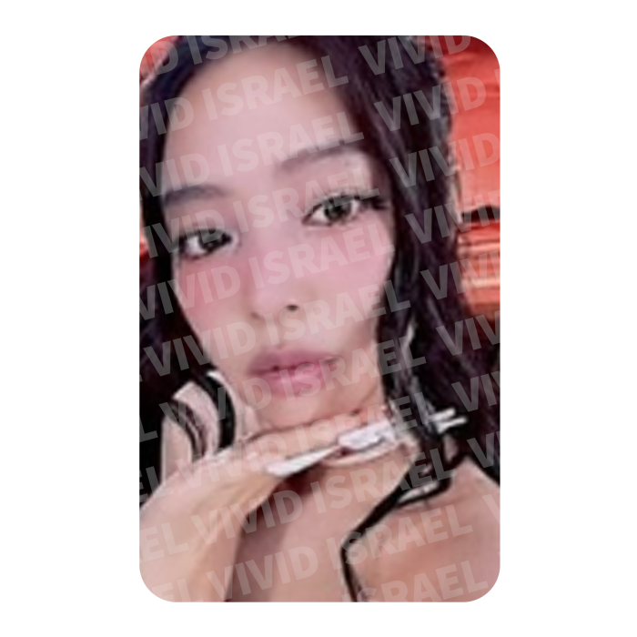BLACKPIK JENNIE – DEADLINE Silver ver. Photocard