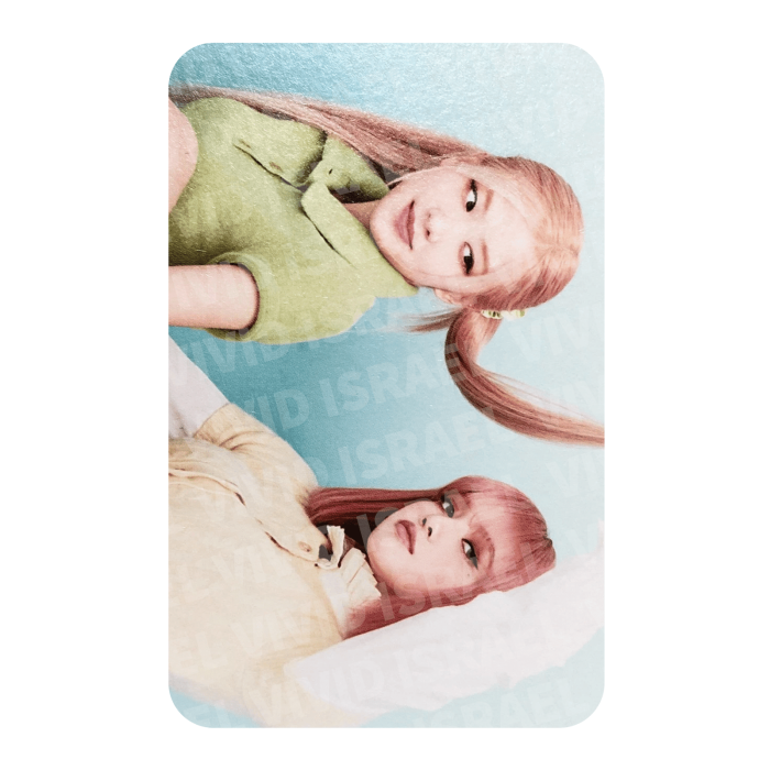 BLACKPINK GROUP –  ROSE x LISA 2022 Welcoming Collection Photocard