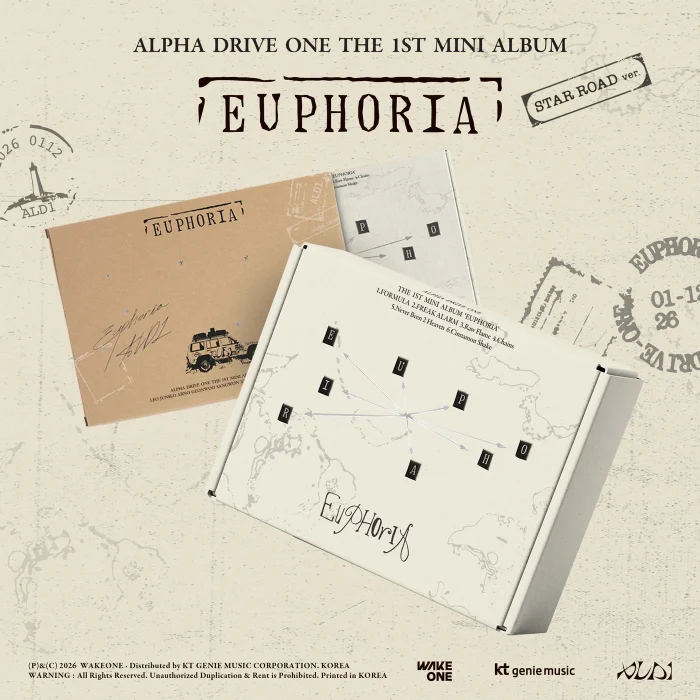 ALPHA DRIVE ONE - 1st Mini Album [EUPHORIA] (STAR ROAD Ver.)