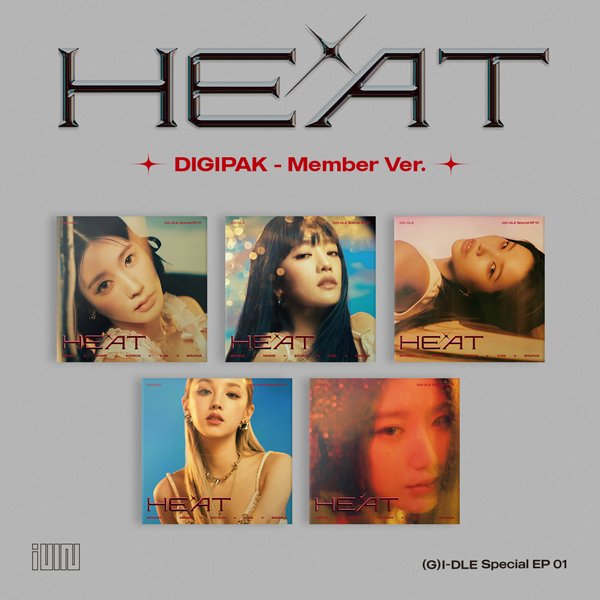 G I-DLE - Special Album [HEAT] (DIGIPAK - Member Ver.) (Random Ver.)