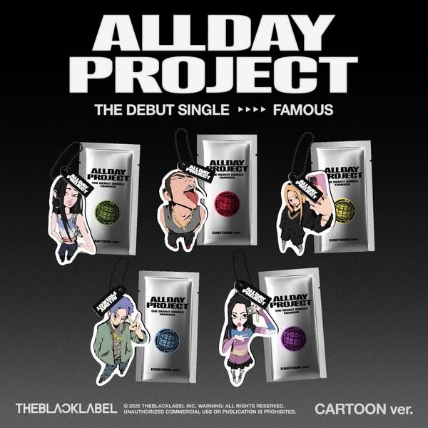 ALLDAY PROJECT - The Debut Single 'FAMOUS' (CARTOON ver.) (Random Ver.)