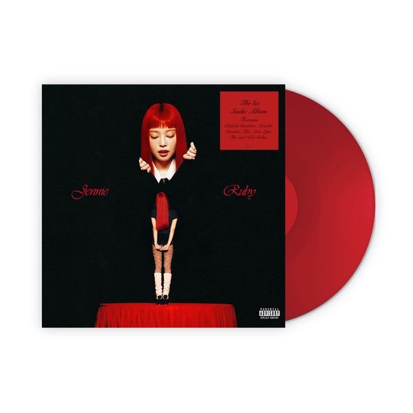 JENNIE - The 1st Studio Album [Ruby] (Unsigned) (Color LP)