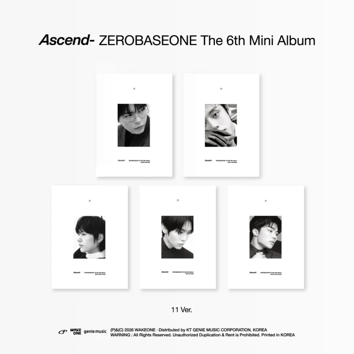 ZEROBASEONE - 6th Mini Album [Ascend-]  11 Ver
