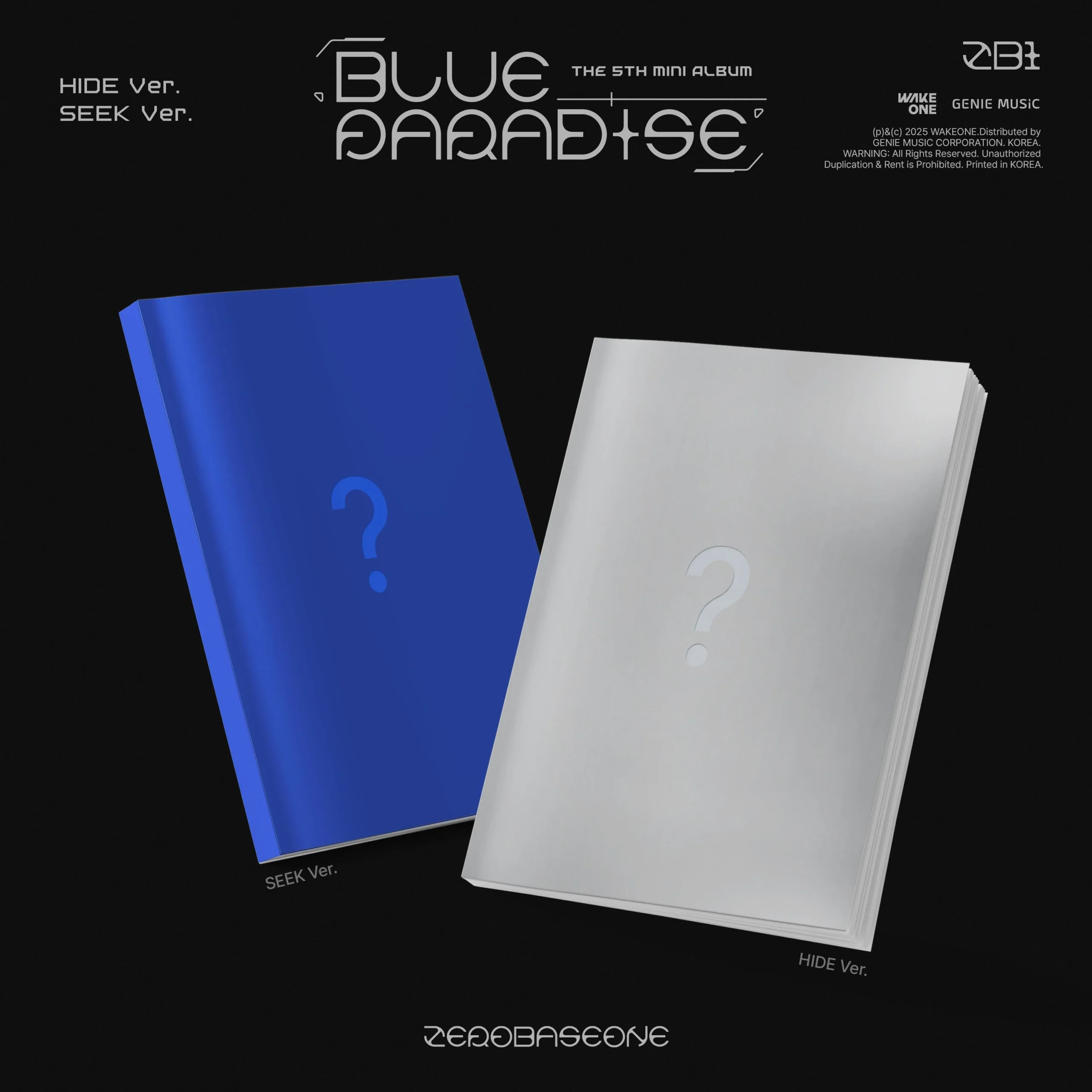 ⁦ZEROBASEONE - The 5th Mini Album [BLUE PARADISE] Standard Ver⁩ – תמונה ⁦2⁩
