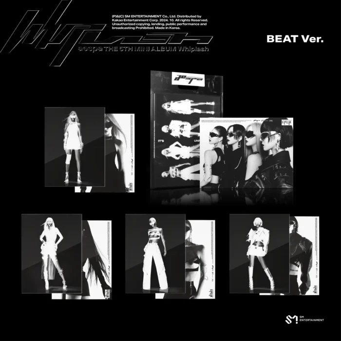 aespa - 5th Mini Album [Whiplash] (BEAT Ver.) (Random Ver.)