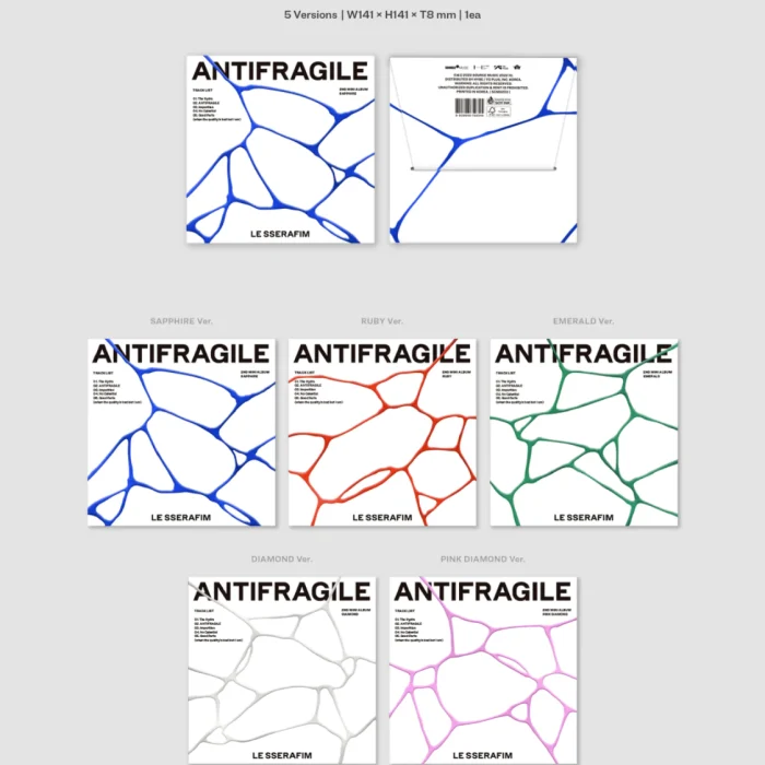LE SSERAFIM - 2nd Mini Album ANTIFRAGILE (COMPACT Ver.)