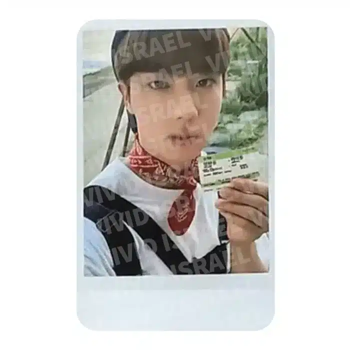 BTS JIN – 2021 Season's Greetings Polaroid Photocard