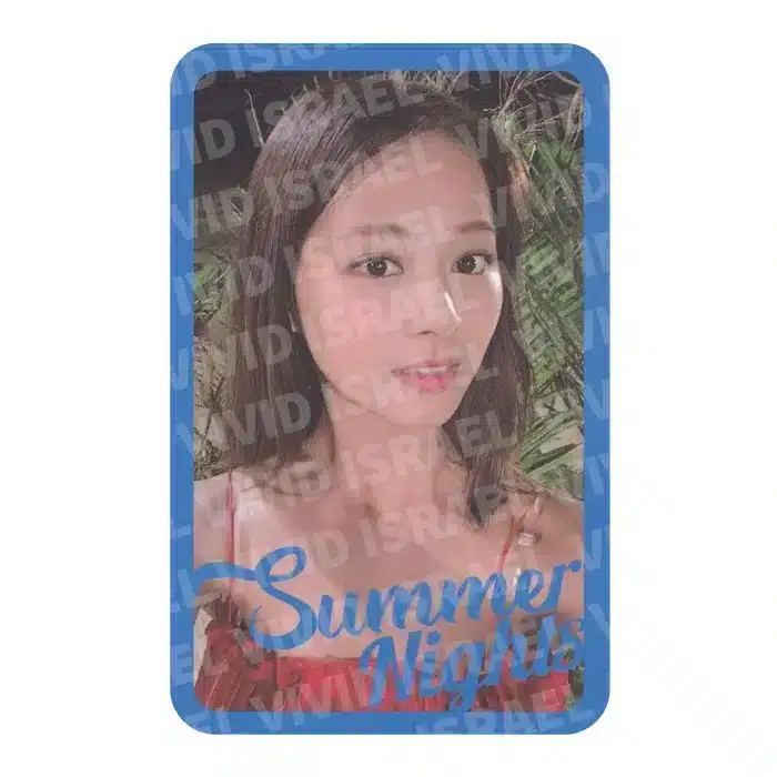 TWICE TZUYU – Summer Nights Photocard