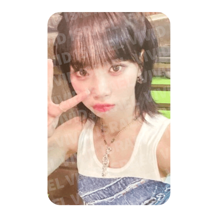 LE SSERAFIM CHAEWON – UNFORGIVEN TOWER RECORDS Lucky Draw Photocard