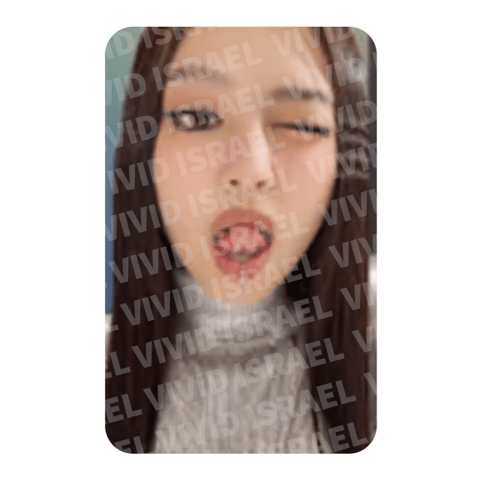 BLACKPINK JENNIE – DEADLINE Gray version Photocard